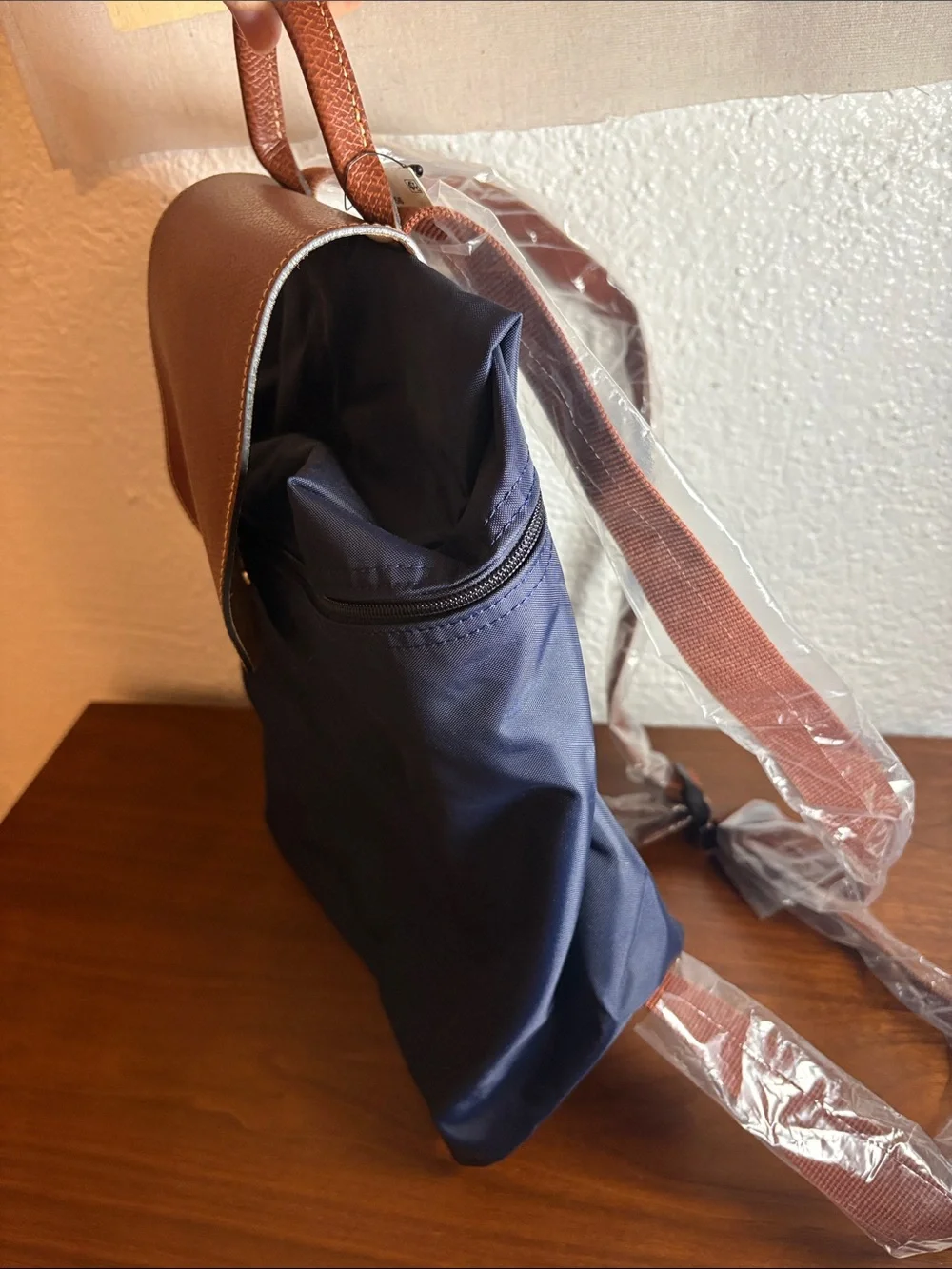 Longchamp Navy Le Pliage Classic Backpack NWT